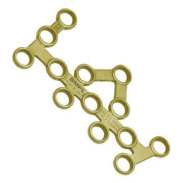 SMPL - П'яткова пластина, права, з кутовою стабільністю, титан